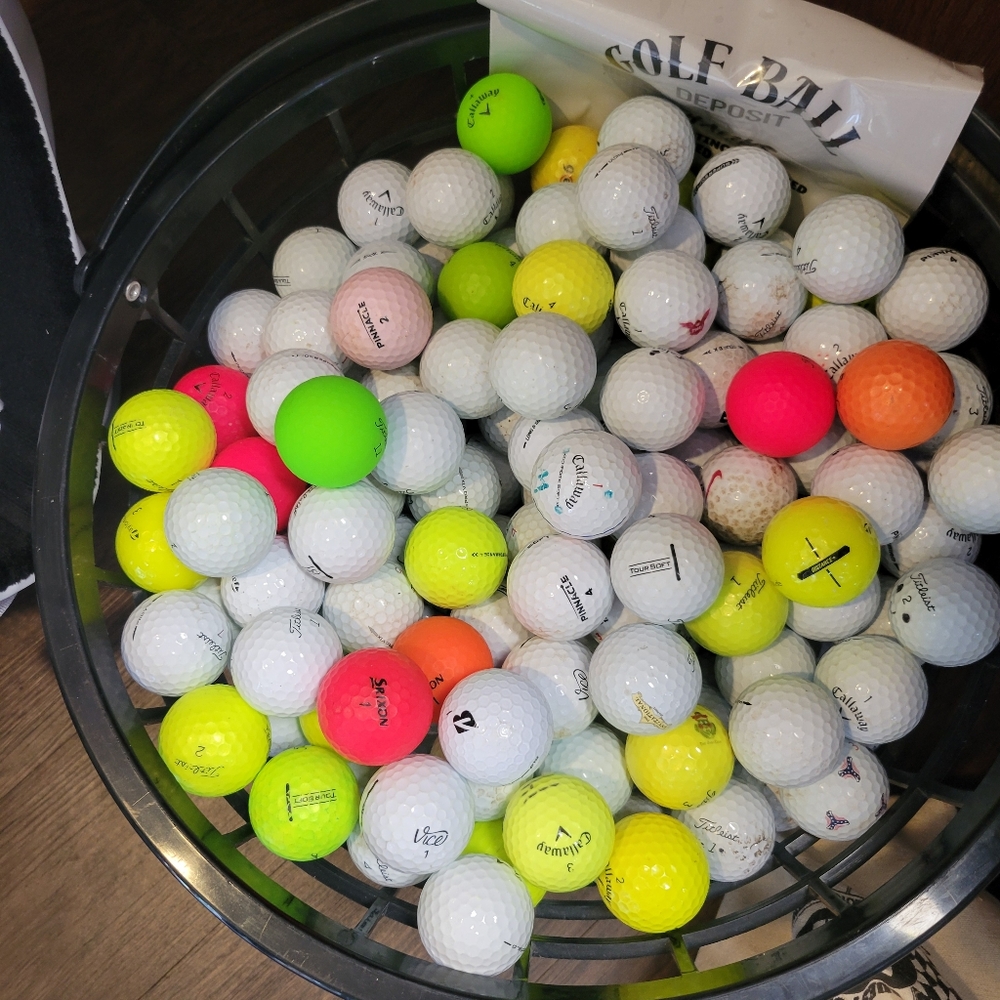 Assorted Golf Balls 100 Count Pre-owned HIT-AWAY - Picture 11 of 12